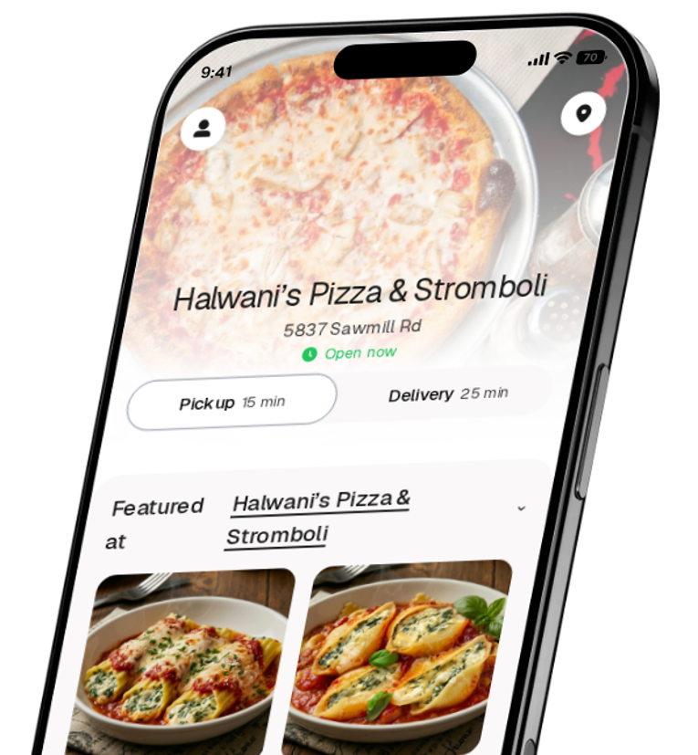 Halwani’s Pizza & Stromboli app preview