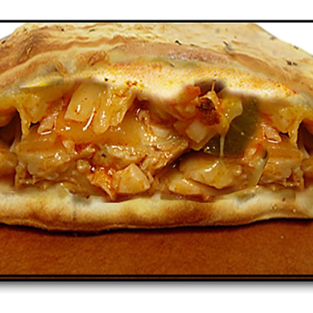 Buffalo Chicken Stromboli.
