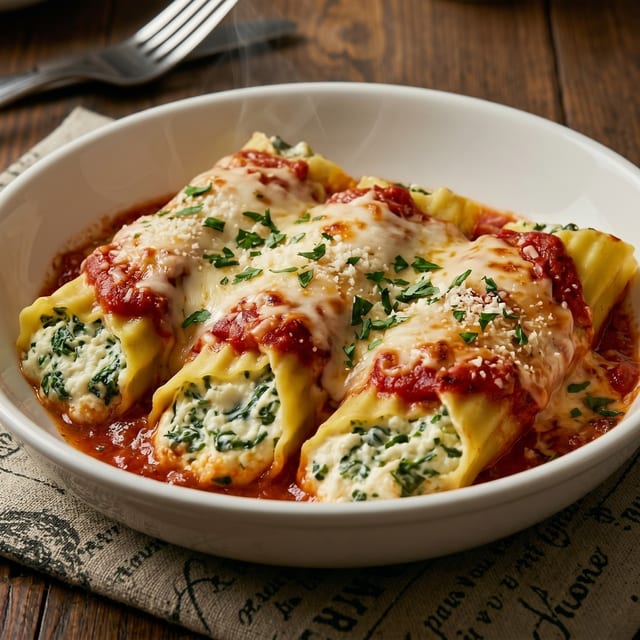 Manicotti.
