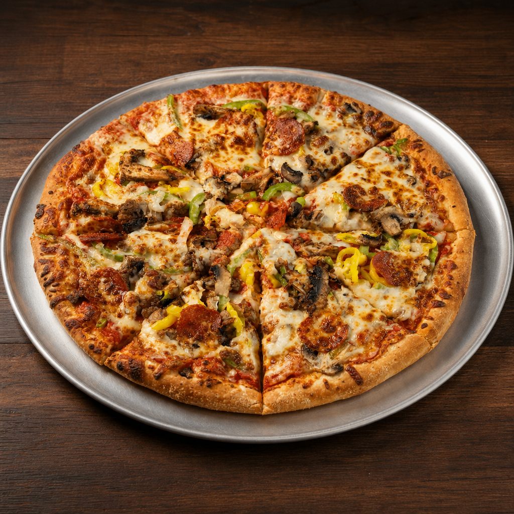 Halwani's Supreme Pizza.