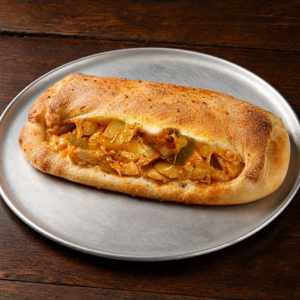 Buffalo Chicken Stromboli.