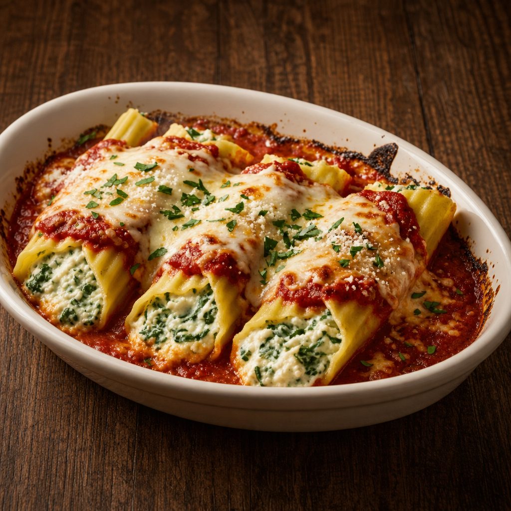Manicotti.