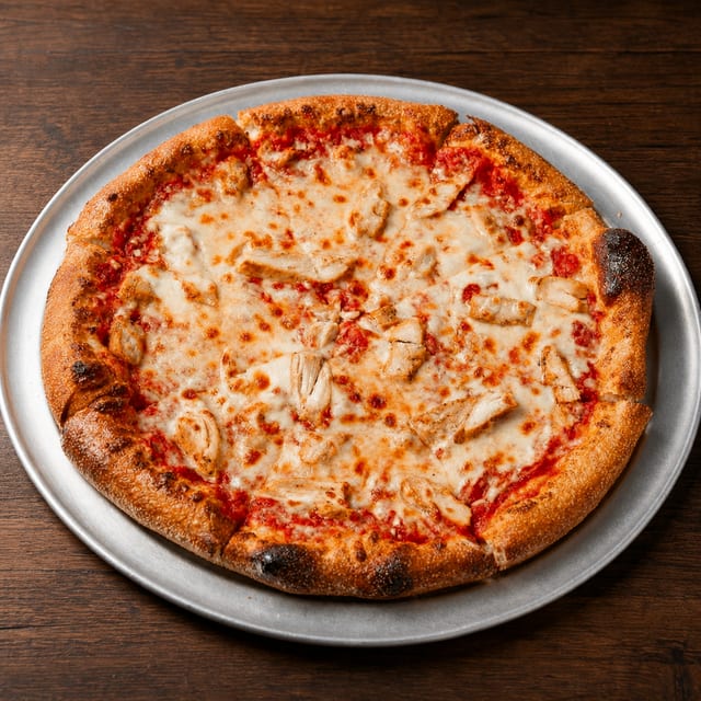 One Topping Cheese Pizza.