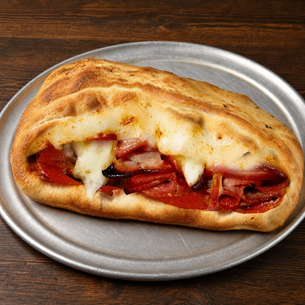 All Meat Stromboli.