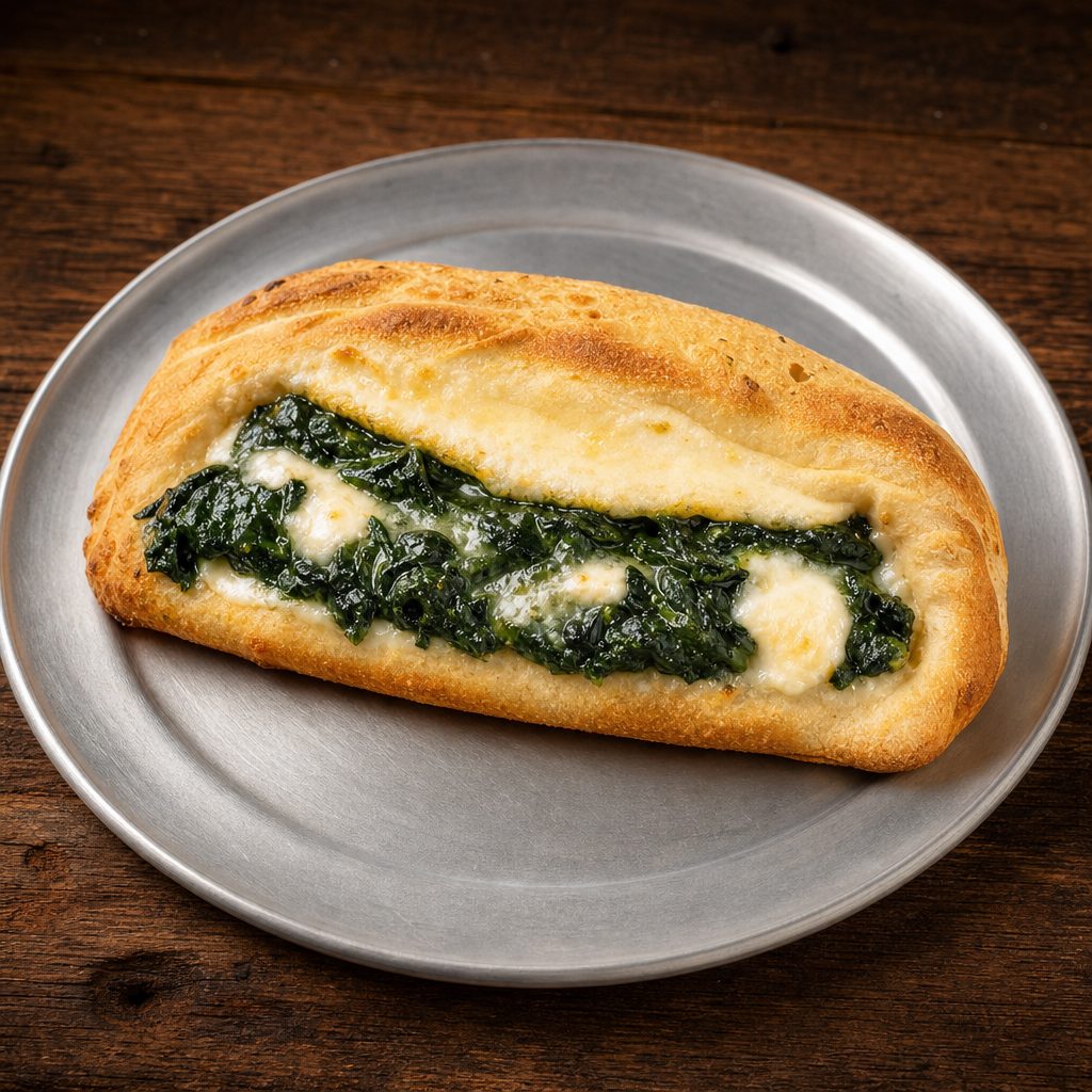 Spinach Feta Stromboli.