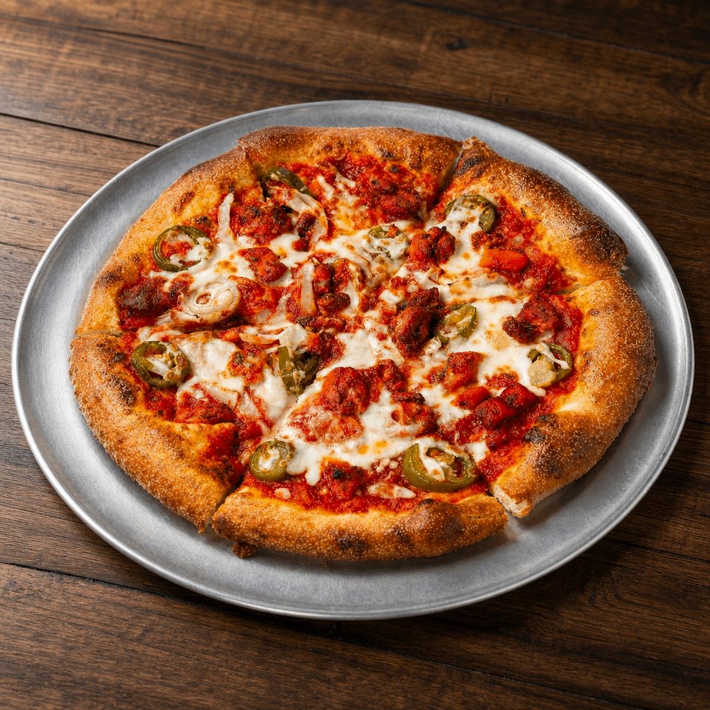 Tandoori Chicken Pizza.