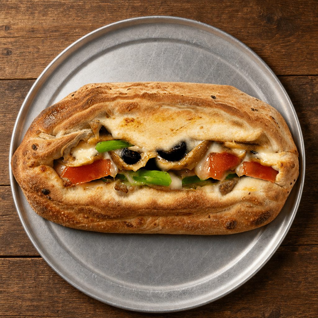 Killer Veggie Stromboli.