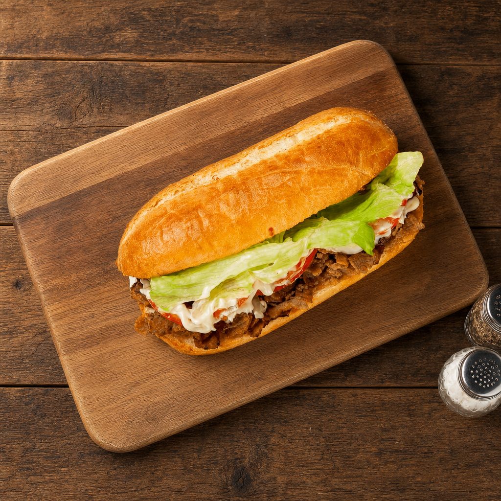 Philly Cheesesteak Sub.