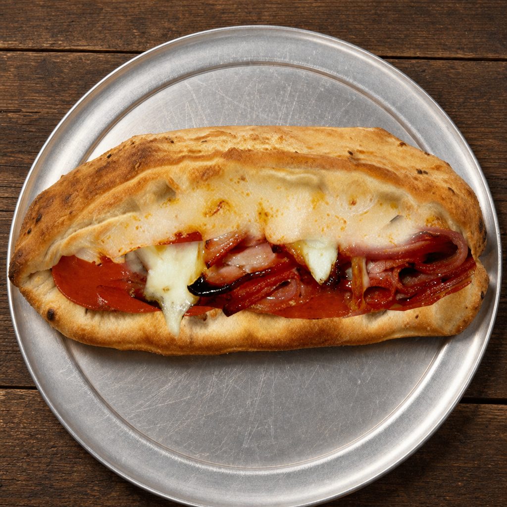 All Meat Stromboli.