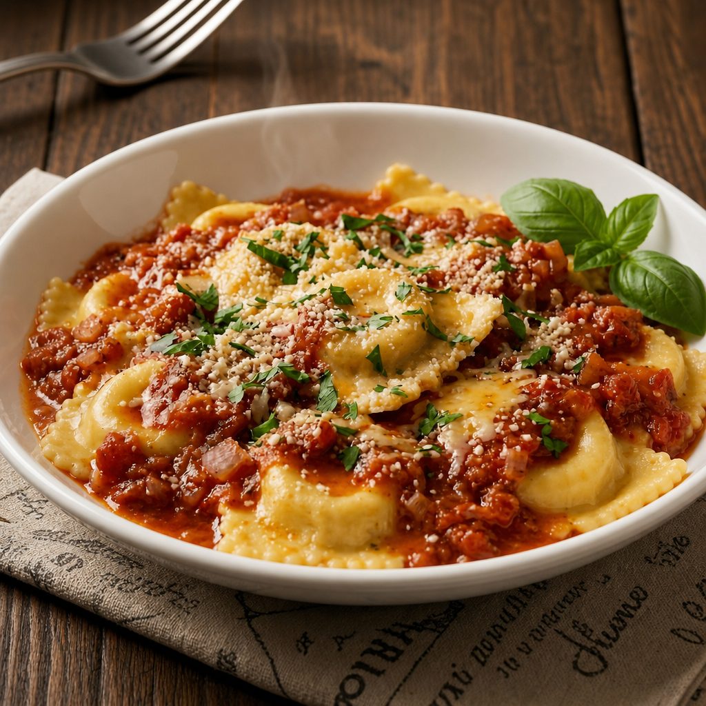 Meat Ravioli.