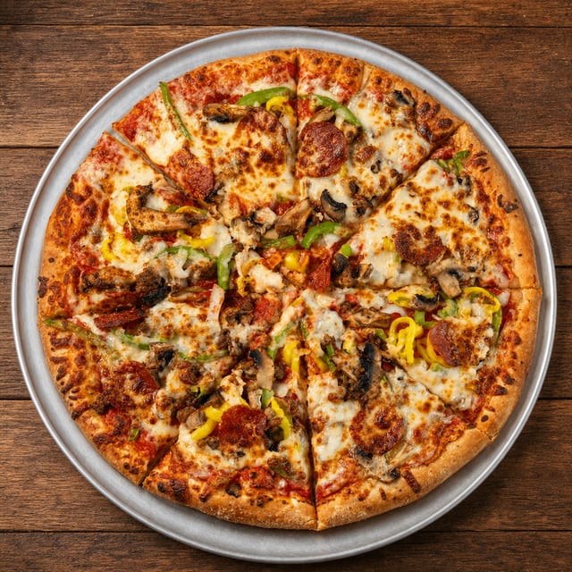 Halwani's Supreme Pizza.