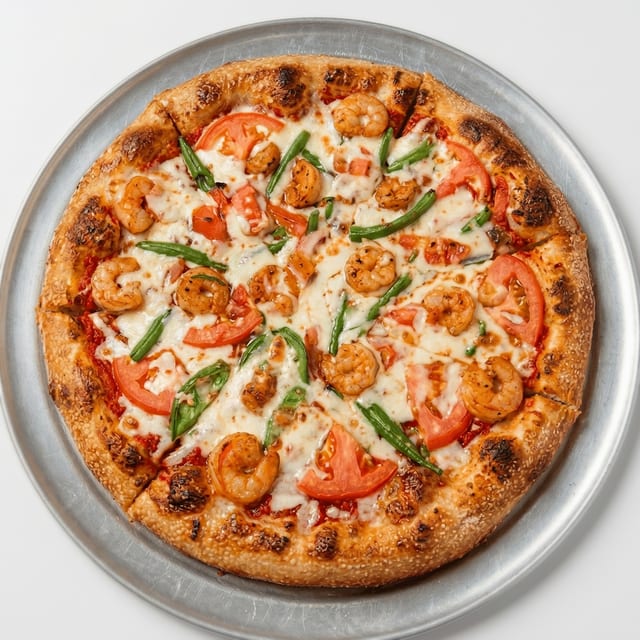 Shanghai Shrimp Pizza.
