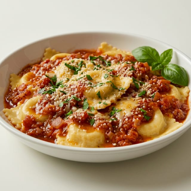 Meat Ravioli.