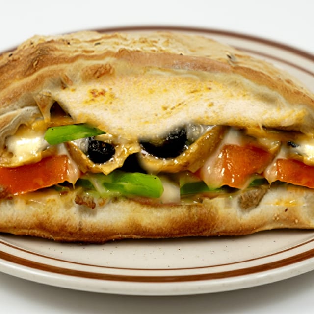 Killer Veggie Stromboli.