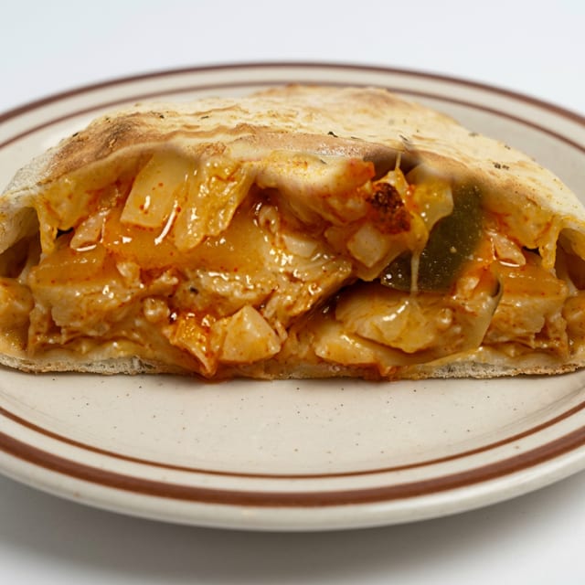 Buffalo Chicken Stromboli.