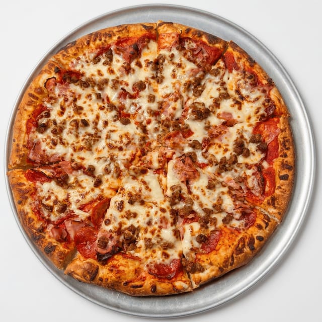 Crazy Meat Pizza.