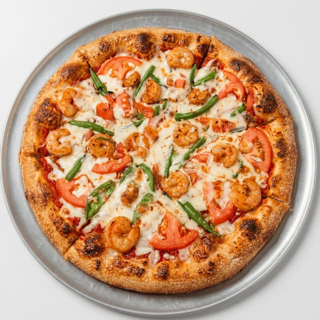 Shanghai Shrimp Pizza.