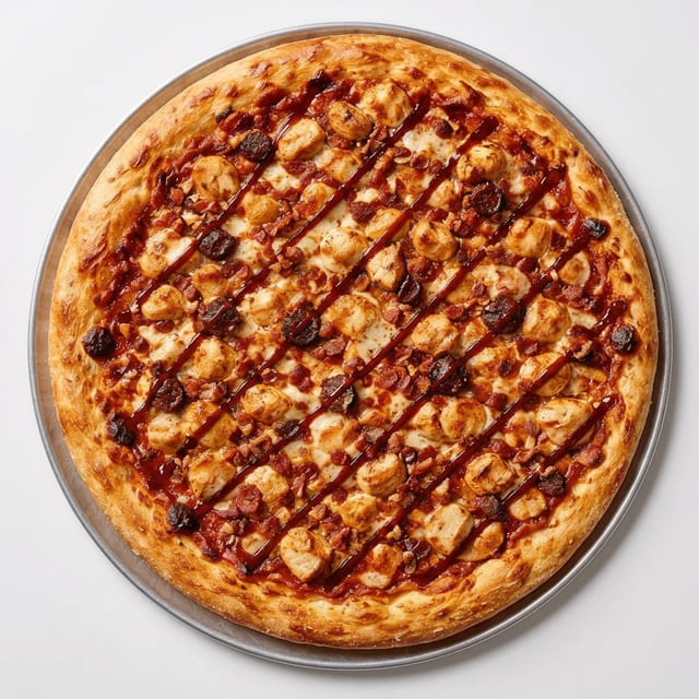 BBQ Chicken Pizza.